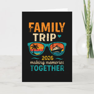 Cartão Viagem de Cruzeiro de Férias em Família 2026 Crian