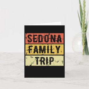Cartão Viagem de Família Sedona 2021 Diversão Arizona Fér