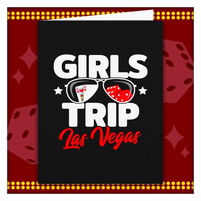 Cartão Viagem de Garotas Las Vegas Viagem de Garotas Las  (Criador carregado)