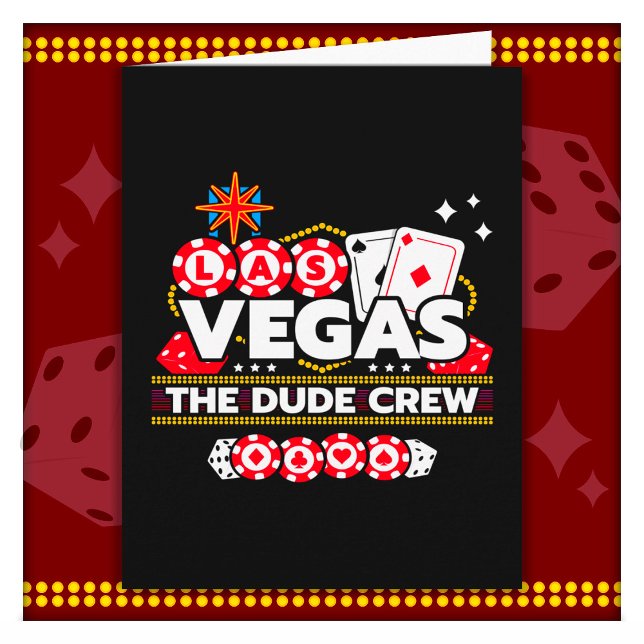 Cartão Viagem de Las Vegas, Dude Crew Boys, em Las Vegas (Criador carregado)