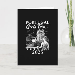 Cartão Viagem de Meninas a Portugal 2025 Viagem à Cidade