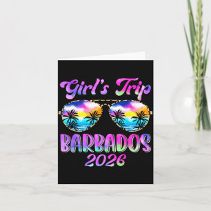 Cartão Viagem de Meninas Barbados 2026 Viagem de Fim de S