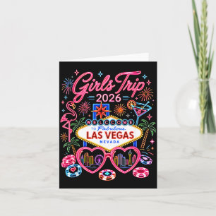 Cartão Viagem de meninas las vegas férias 2026 melhores a
