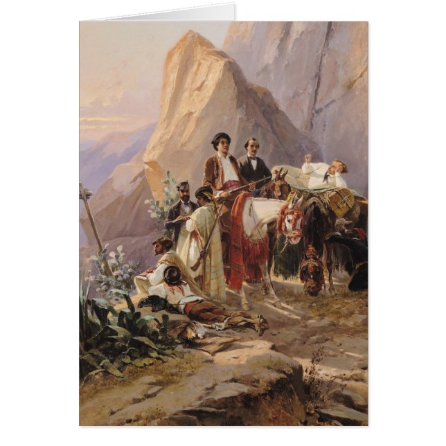 Cartão Viagem de Paris a Cadiz, 1846 (Frente)