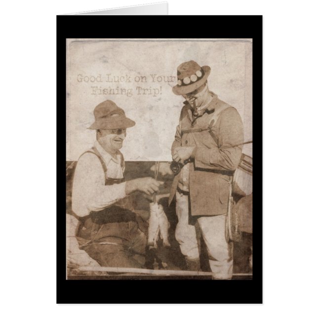 Cartão Viagem de Pesca (Frente)