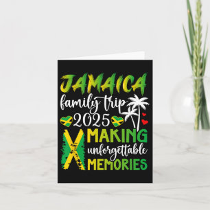 Cartão Viagem em Família a Jamaica 2025 Criando Memórias 