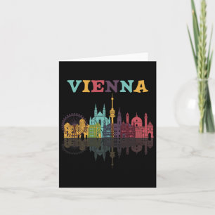 Cartão Viagem Familiar Viena Áustria Europa Camiseta T