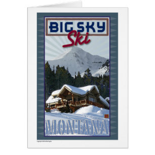 Cartão VIAGEM Montana-Ski Big Sky