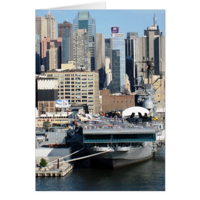 Cartão viagem NYC o Rio Hudson de g/nc Artisanware (Frente)