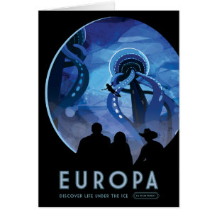 Cartão Viagem Sci-Fi, Lua Europa