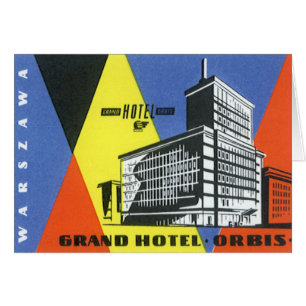 Cartão Viagens Antigas Europa, Varsóvia (Warszawa), Polôn