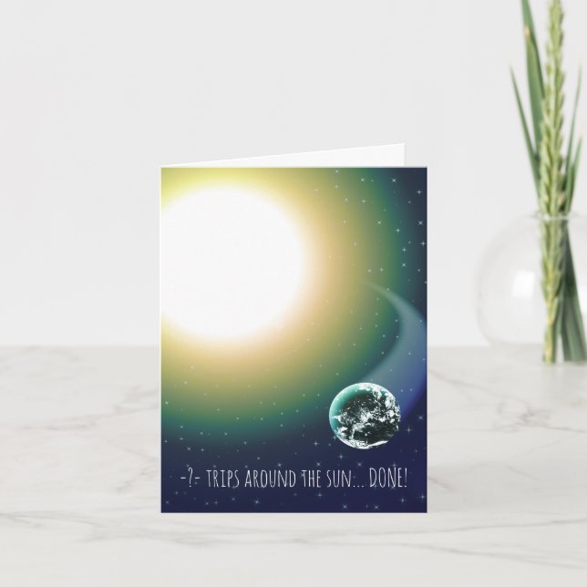 Cartão Viagens feitas sob encomenda de Bday em torno do (Frente)