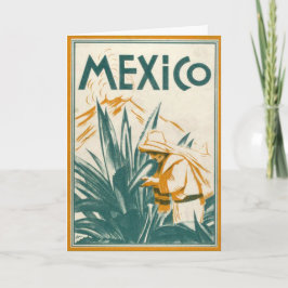 Cartão Viagens seguros - ilustração de México
