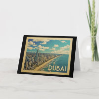 Viagens vintage da costa de Dubai