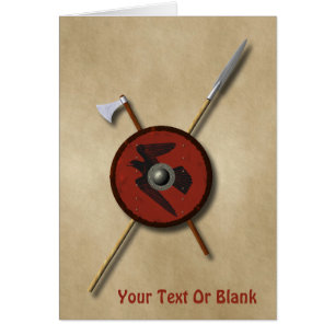 Cartão Viajando O Escudo E As Armas