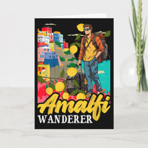 Cartão Viajante de Amalfi Itália Costa Amalfi Limão