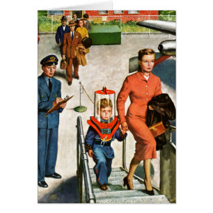 Cartão Viajante do espaço