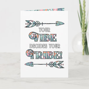 Cartão Vibe Brit Tribe Você Será Minha Porta-Voz