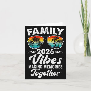 Cartão Vibes da família 2026 reunião de família férias fa