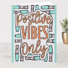 Cartão Vibes Positivos Gravidez IVF Nova Mãe