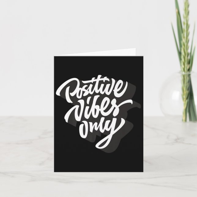 Cartão Víblias Positivas Apenas T-shirt, Boas Víblias Sle (Frente)