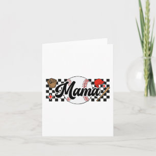 Cartão Vibrações do Dia de Jogo da Mamãe Dia das Mães Mul