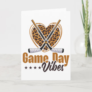 Cartão Vibrações do Dia do Jogo Mulheres Mãe Descolorida 