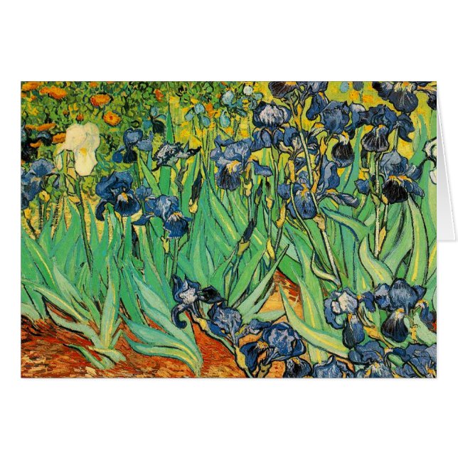 Cartão Vicent van Gogh, irlandeses (Frente Horizontal)