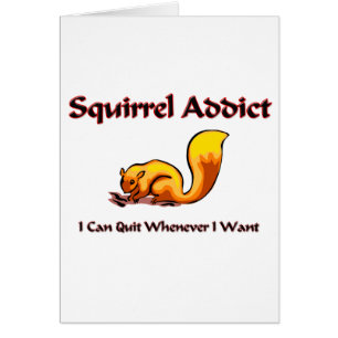 Cartão Viciado do esquilo
