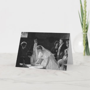 Cartão Victorian Bride