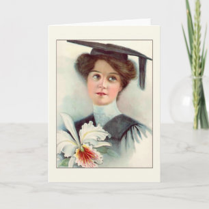 Cartão Victorian Graduation Greeting Card