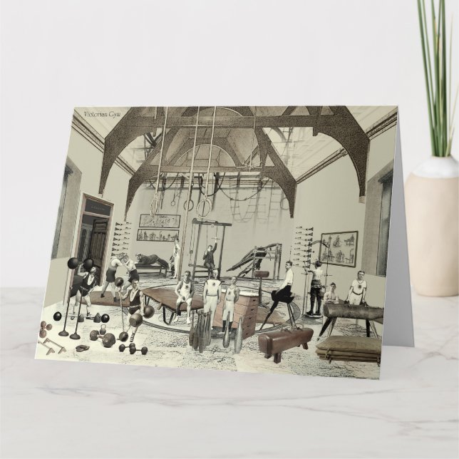 Cartão Victorian Gym (Frente)