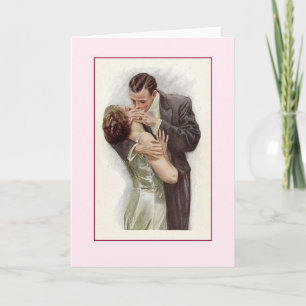 Cartão Victorian Kiss Note Card
