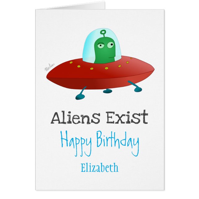 Cartão Vida alienígena (Frente)