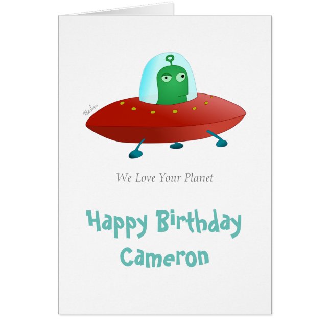 Cartão Vida alienígena (Frente)