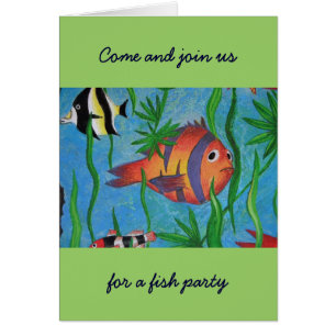 Cartão vida aquática