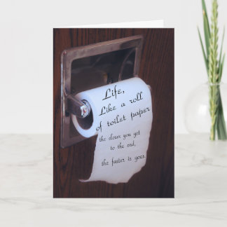 Cartão Vida, como um rolo de papel higiénico