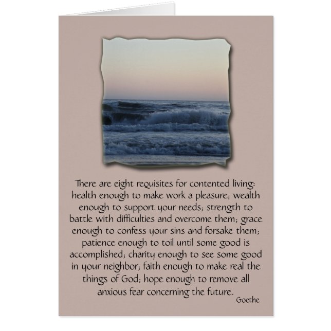 Cartão Vida Contentada (Frente)