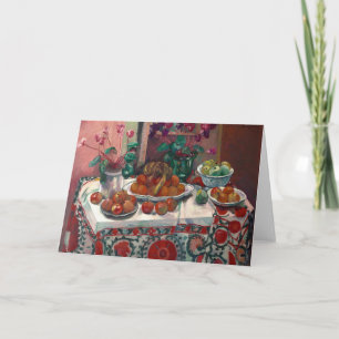 Cartão Vida contínua com Cyclamenes Henri Manguin