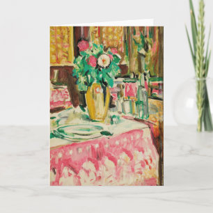 Cartão Vida contínua com Rosas   George Leslie Hunter