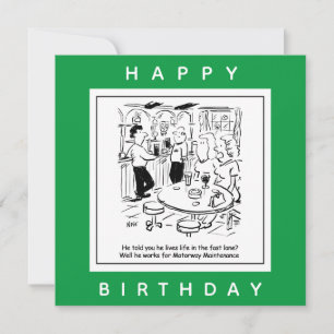 Cartão Vida de manutenção da autoestrada no cartoon Fast