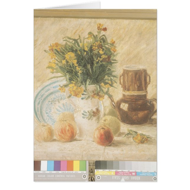 Cartão Vida de Vincent van Gogh | ainda, 1887 (Frente)