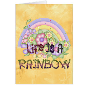Cartão Vida do arco-íris