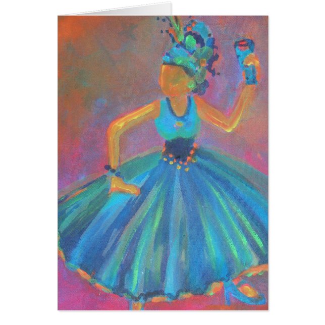 Cartão Vida do partido! pelo estúdio do Deb Magelssen (Frente)