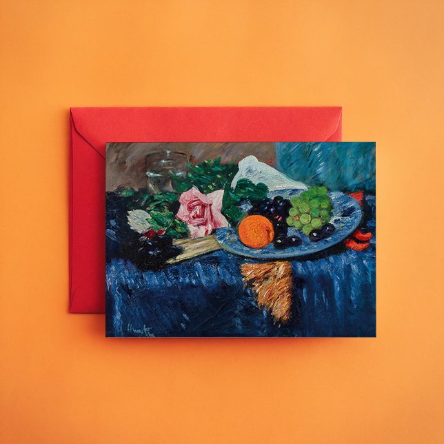 Cartão Vida estática com Fruta | George Leslie Hunter (Criador carregado)