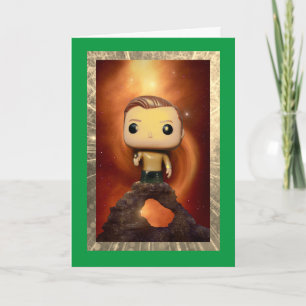 Cartão Vida útil da alienígena na placa de aniversário do