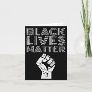 Cartão Vidas Negras Blm Direitos Humanos Mês da História