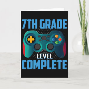 Cartão Vídeo Game do Último Dia de Aula Nível 7º Ano Comp