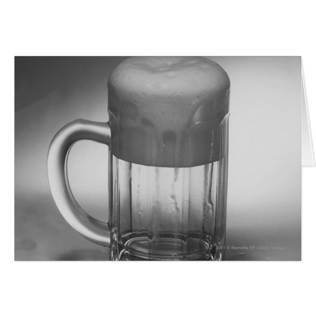 Cartão Vidro de cerveja (Frente Horizontal)