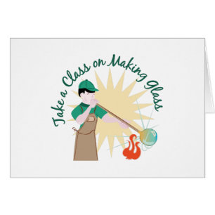 Cartão Vidro do fazer